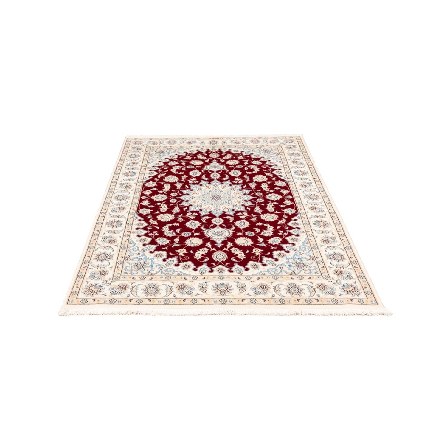 Persisk tæppe - Nain - Premium - 176 x 119 cm - rød