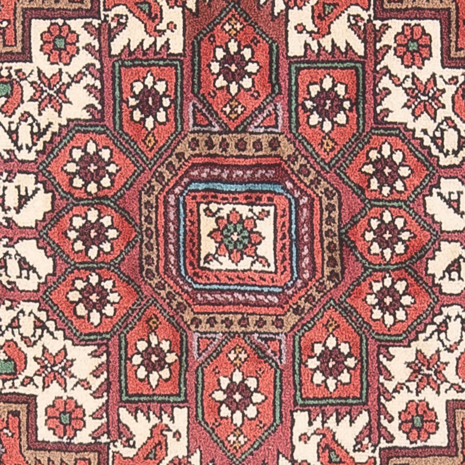 Persisk tæppe - Nomadisk - 120 x 81 cm - lysrød