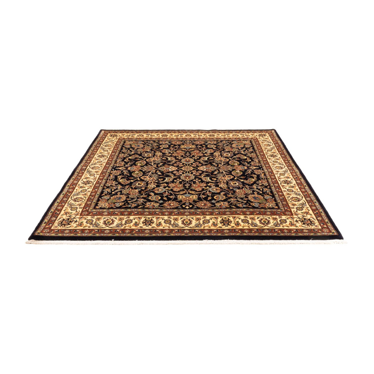 Persisk tæppe - Classic firkantet  - 217 x 196 cm - mørk beige