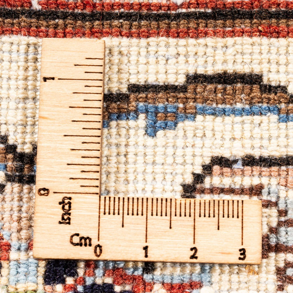 Persisk tæppe - Classic firkantet  - 217 x 196 cm - mørk beige