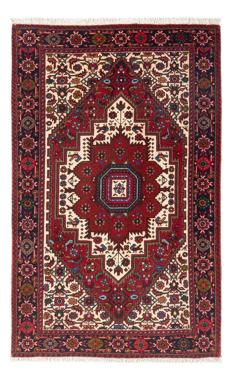 Persisk tæppe - Nomadisk - 122 x 78 cm - creme
