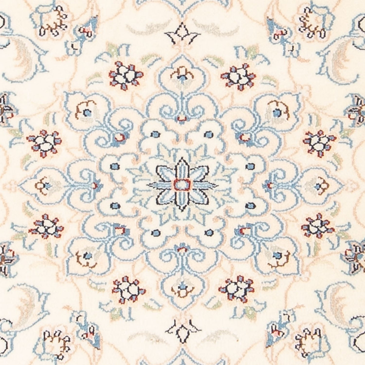 Persisk tæppe - Nain - Premium - 119 x 81 cm - creme