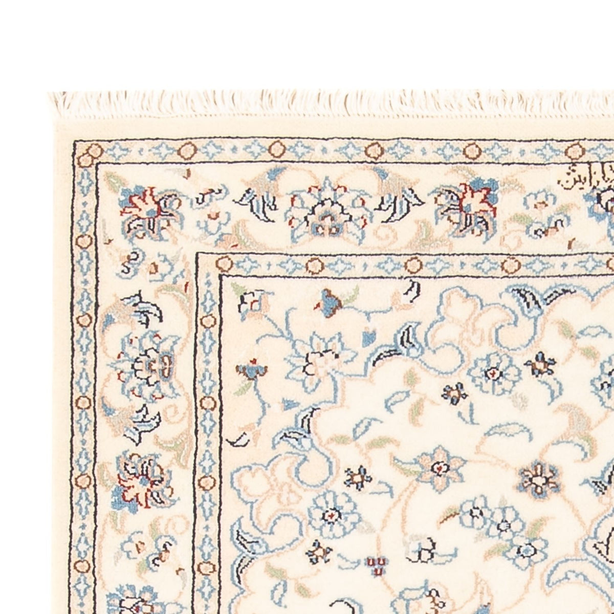 Persisk tæppe - Nain - Premium - 119 x 81 cm - creme