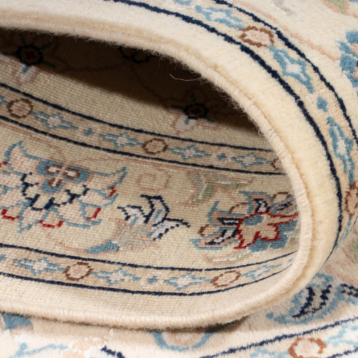 Persisk tæppe - Nain - Premium - 119 x 81 cm - creme