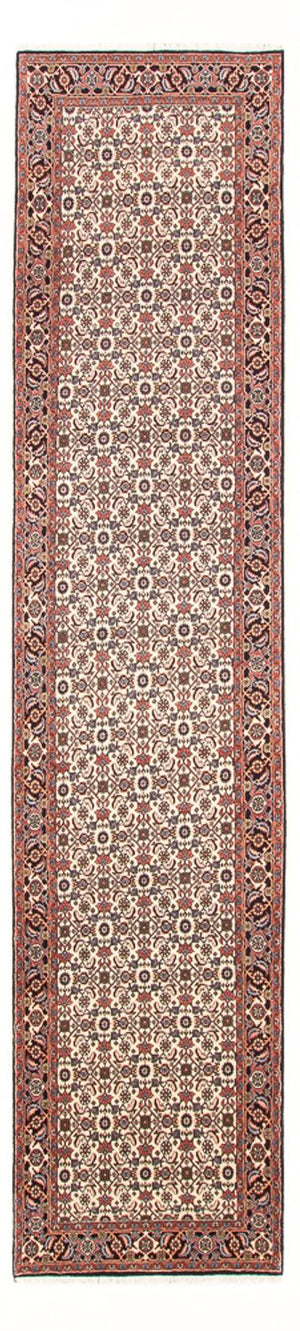 Løber Persisk tæppe - Bijar - 383 x 85 cm - creme