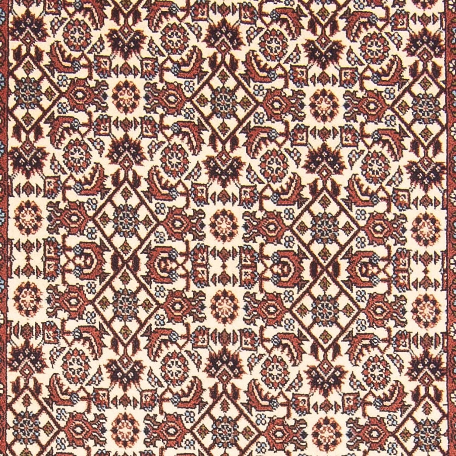 Løber Persisk tæppe - Bijar - 397 x 85 cm - creme