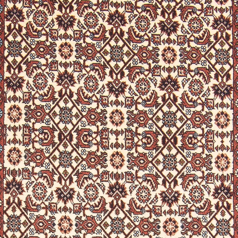 Løber Persisk tæppe - Bijar - 397 x 85 cm - creme