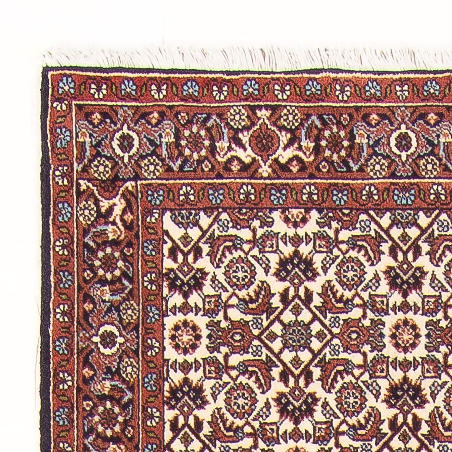 Løber Persisk tæppe - Bijar - 397 x 85 cm - creme