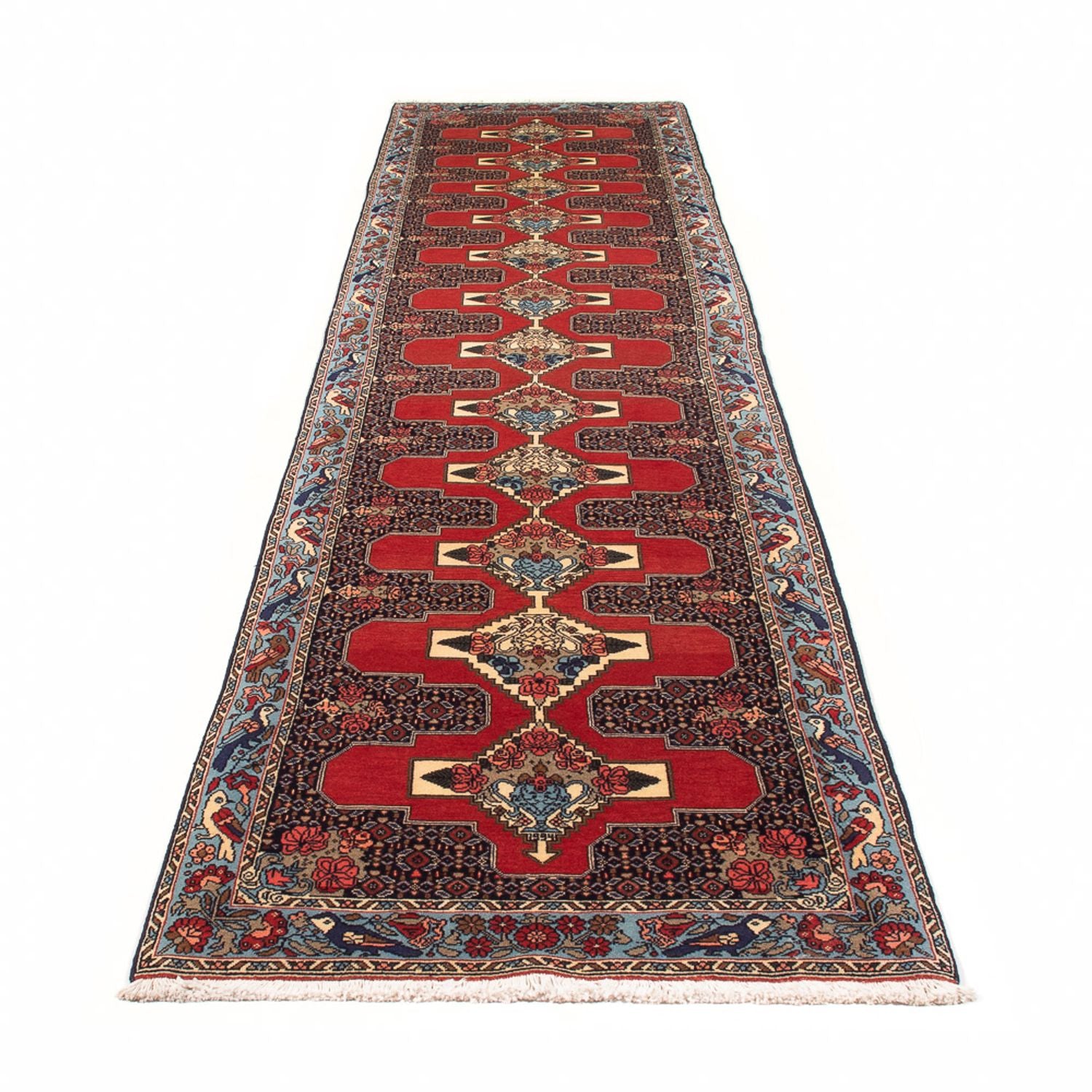 Løber Persisk tæppe - Classic - 378 x 89 cm - rød