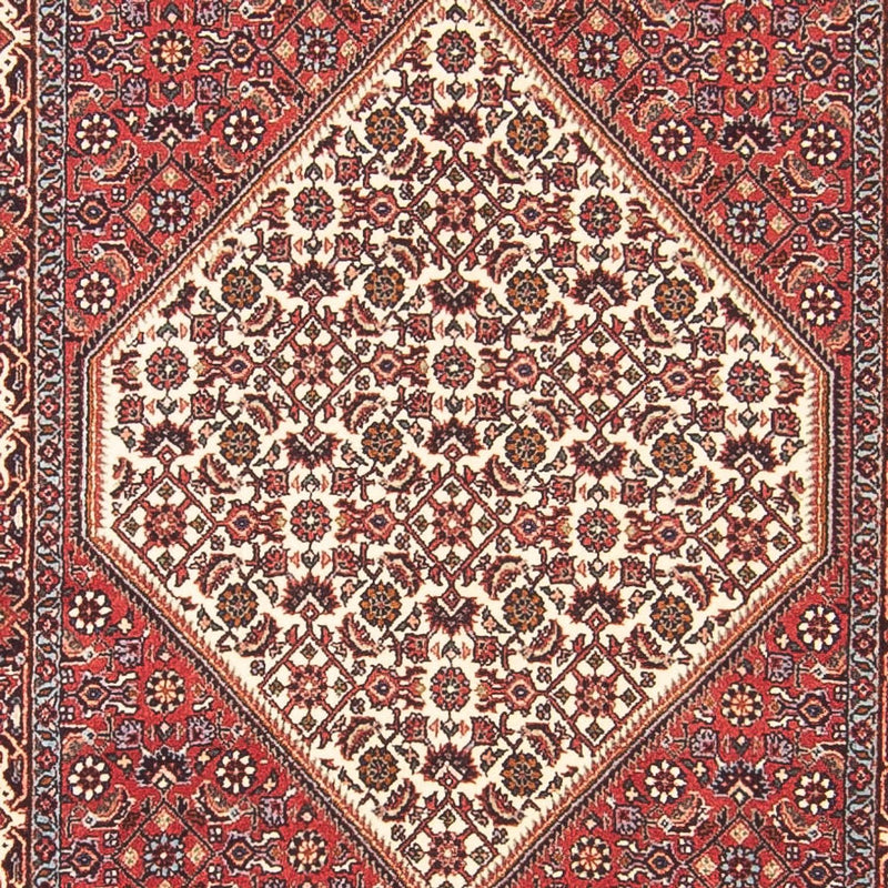 Løber Persisk tæppe - Bijar - 384 x 77 cm - rød