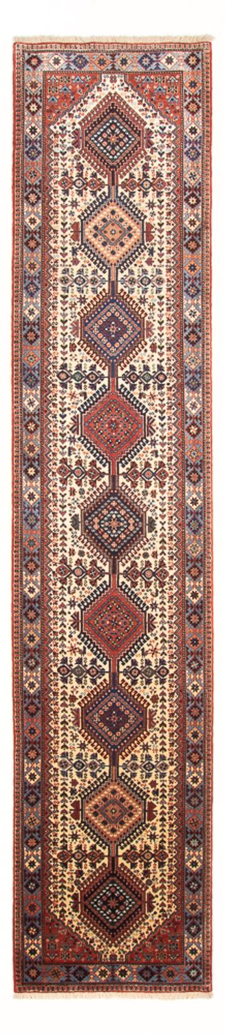 Løber Persisk tæppe - Nomadisk - 398 x 82 cm - creme