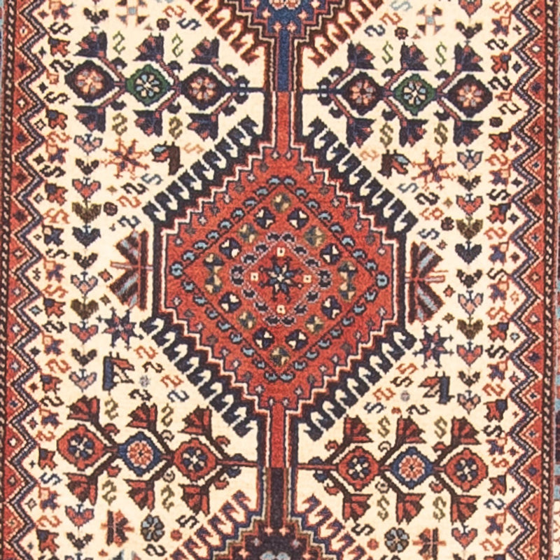 Løber Persisk tæppe - Nomadisk - 398 x 82 cm - creme