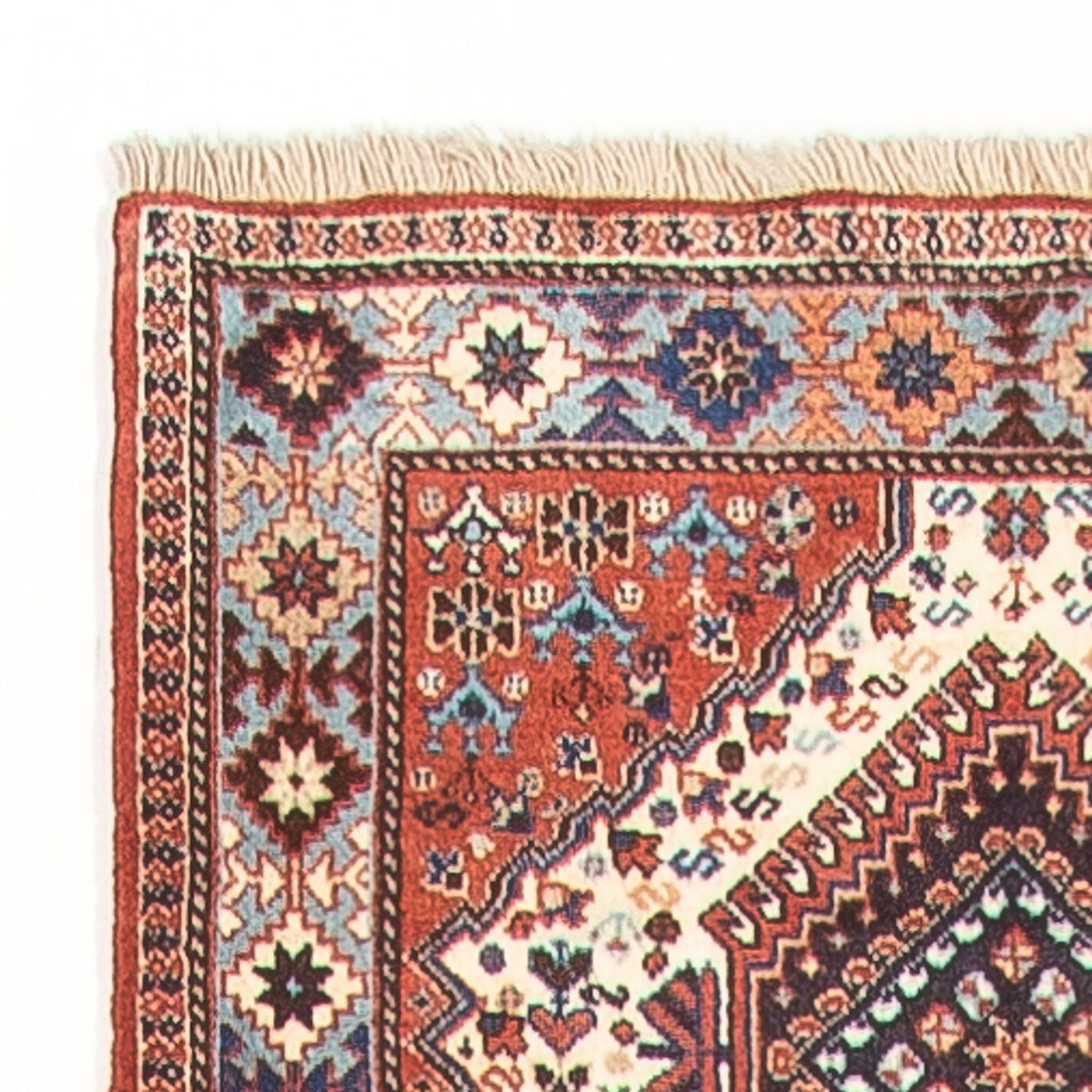 Løber Persisk tæppe - Nomadisk - 398 x 82 cm - creme