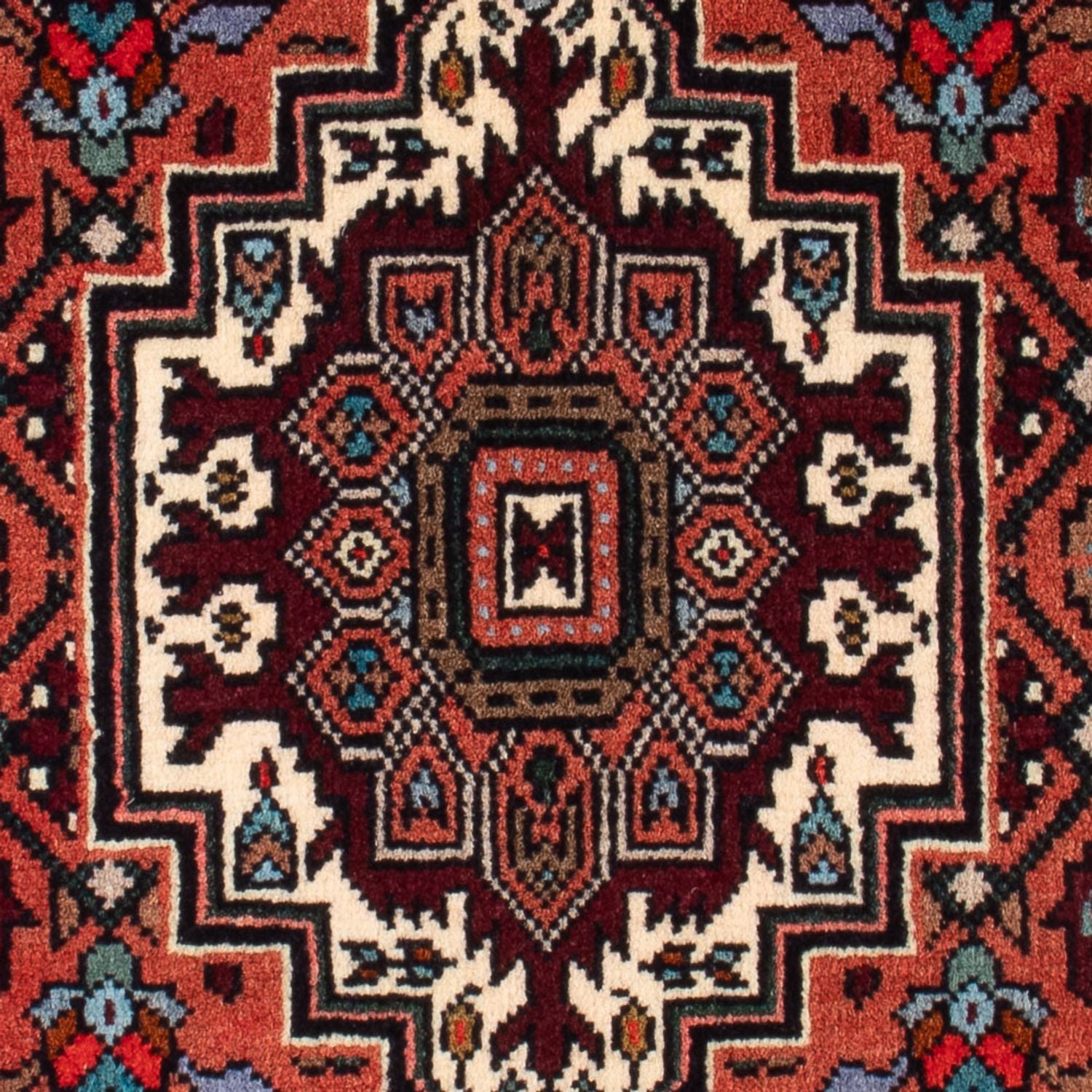 Persisk tæppe - Nomadisk - 90 x 54 cm - rød
