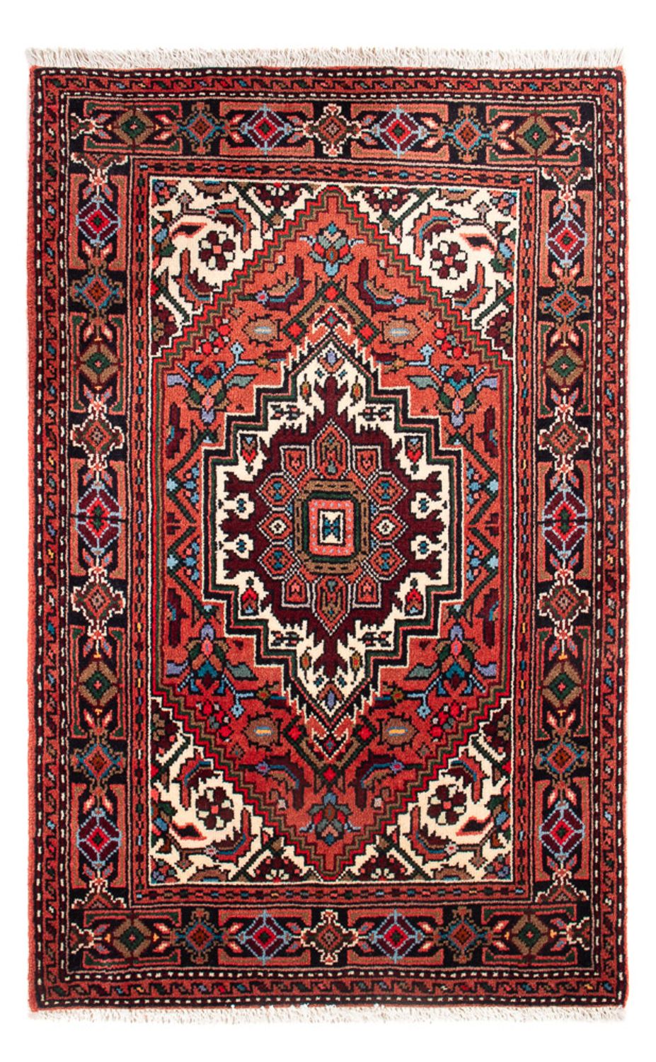 Persisk tæppe - Nomadisk - 86 x 53 cm - rød