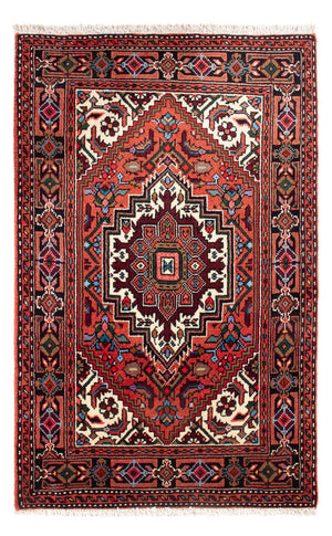 Persisk tæppe - Nomadisk - 86 x 53 cm - rød