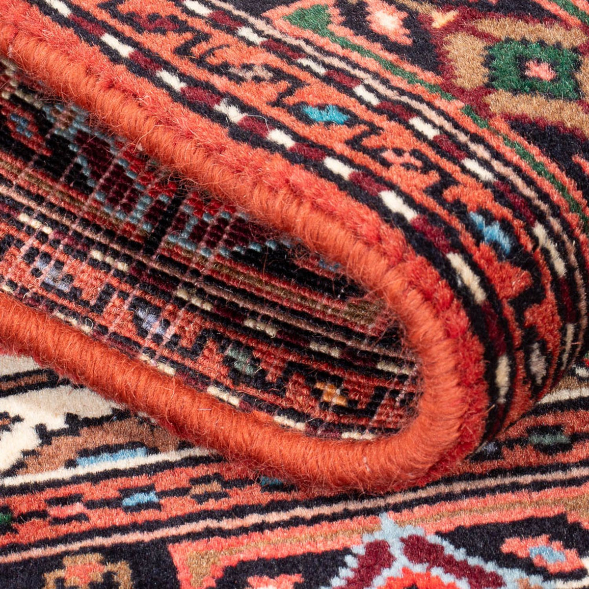 Persisk tæppe - Nomadisk - 86 x 53 cm - rød