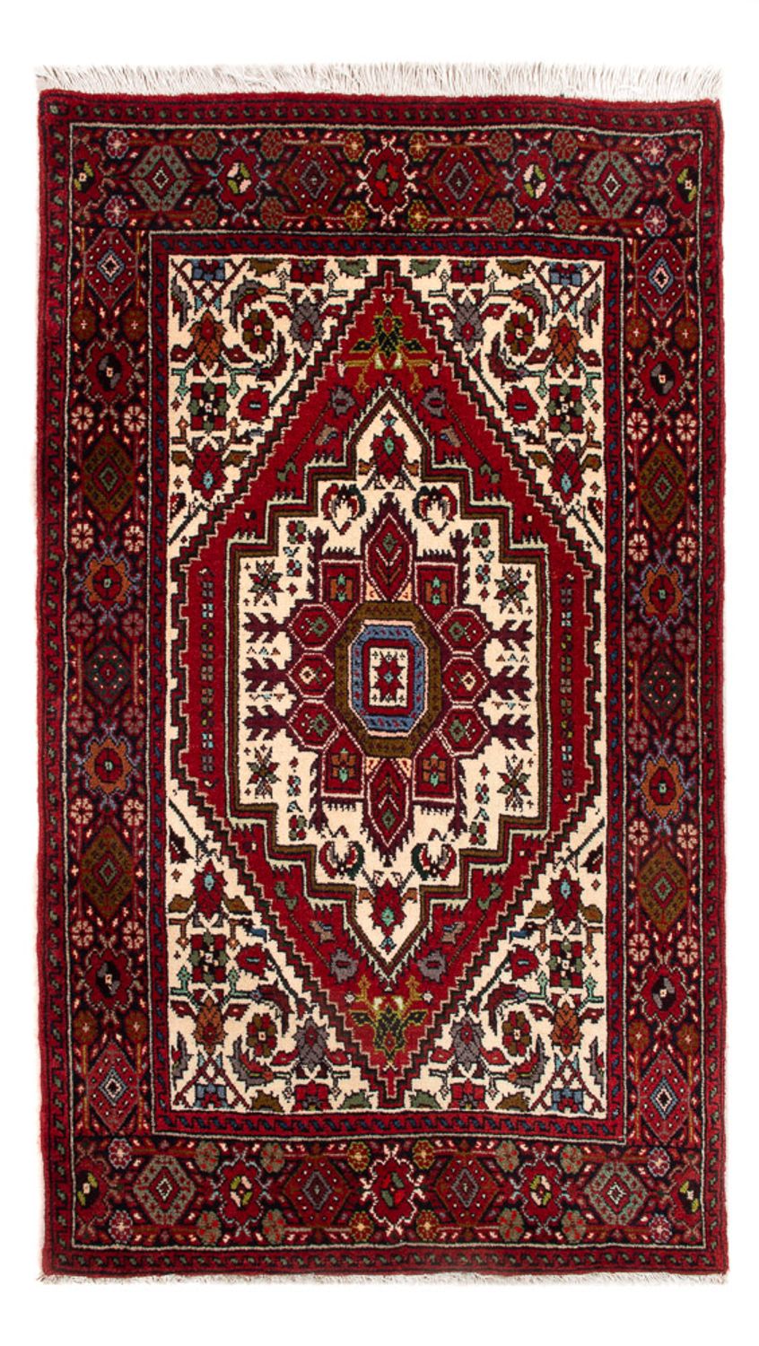 Persisk tæppe - Nomadisk - 102 x 60 cm - creme
