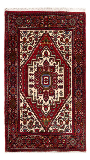 Persisk tæppe - Nomadisk - 102 x 60 cm - creme