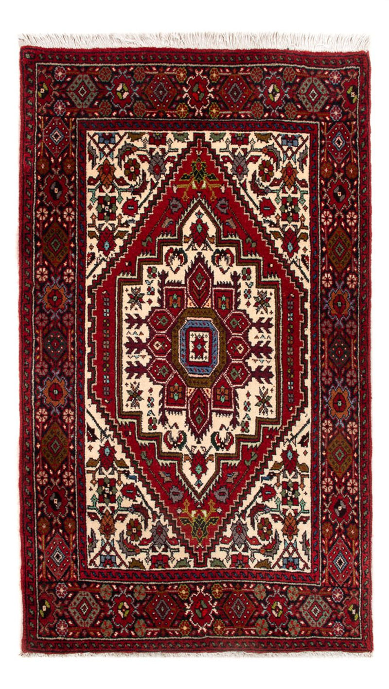 Persisk tæppe - Nomadisk - 102 x 60 cm - creme