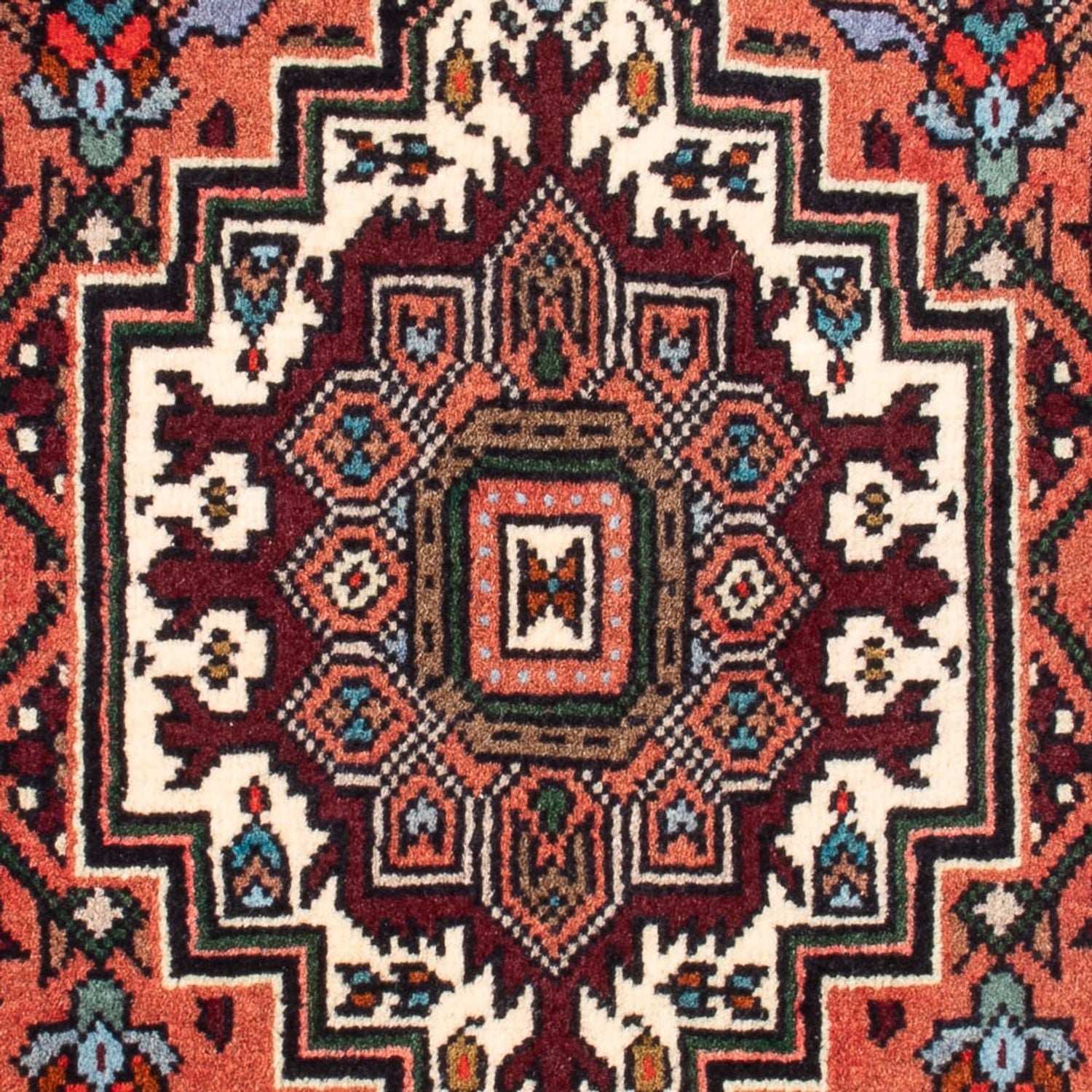 Persisk tæppe - Nomadisk - 88 x 55 cm - rød