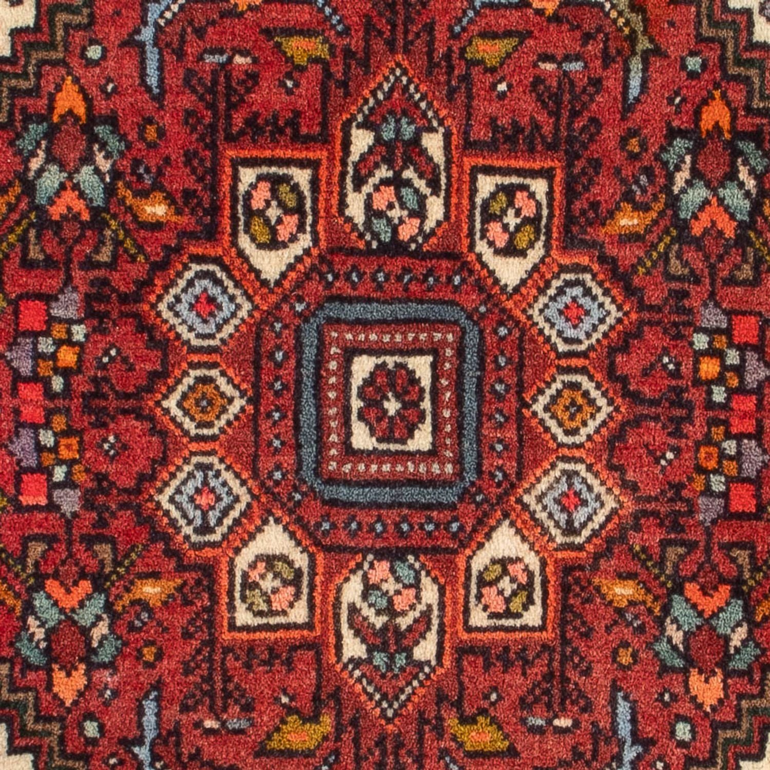 Persisk tæppe - Nomadisk - 73 x 51 cm - creme