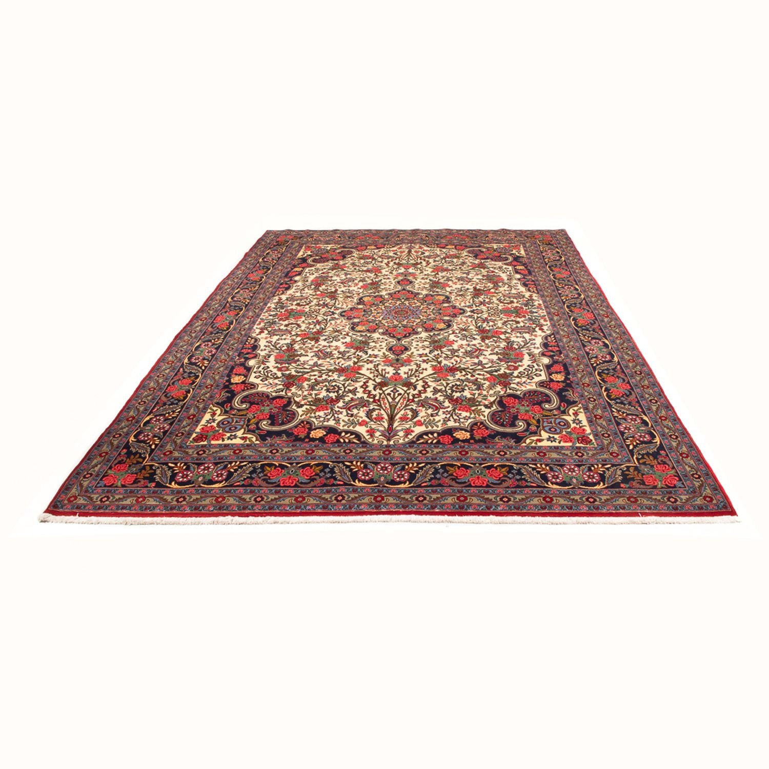 Persisk tæppe - Nomadisk - 324 x 220 cm - beige