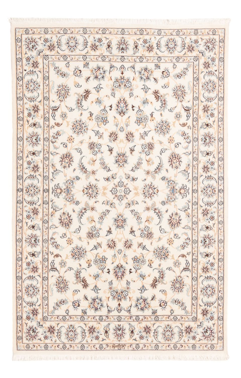 Persisk tæppe - Nain - Premium - 174 x 120 cm - creme