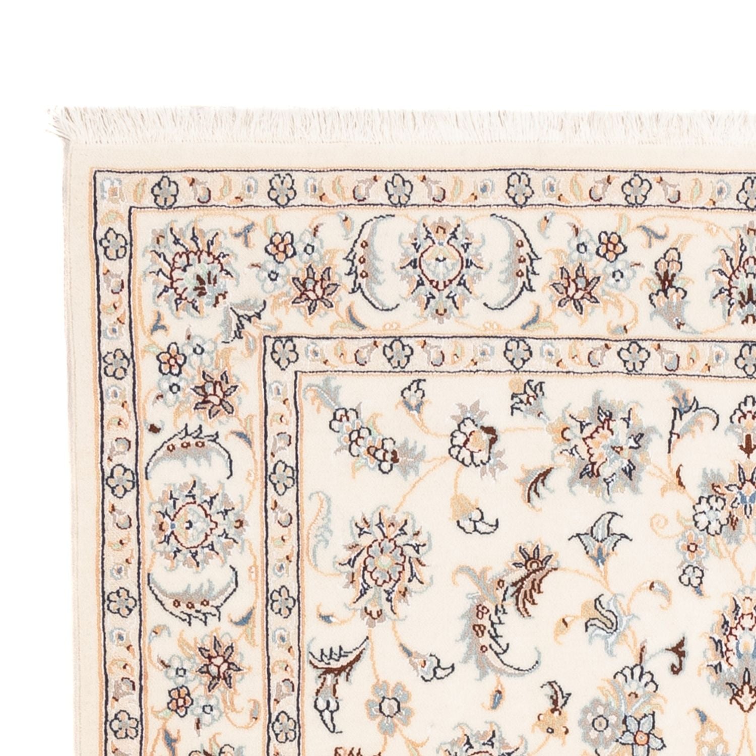 Persisk tæppe - Nain - Premium - 174 x 120 cm - creme
