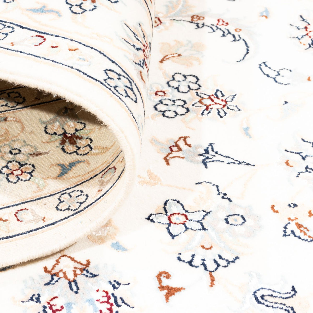 Persisk tæppe - Nain - Premium - 174 x 120 cm - creme