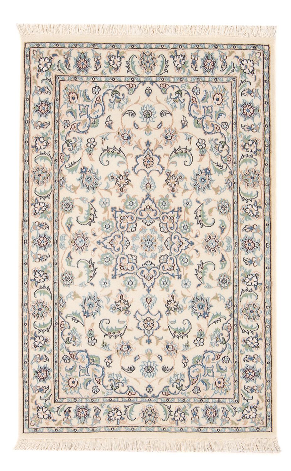Persisk tæppe - Nain - Premium - 120 x 75 cm - creme