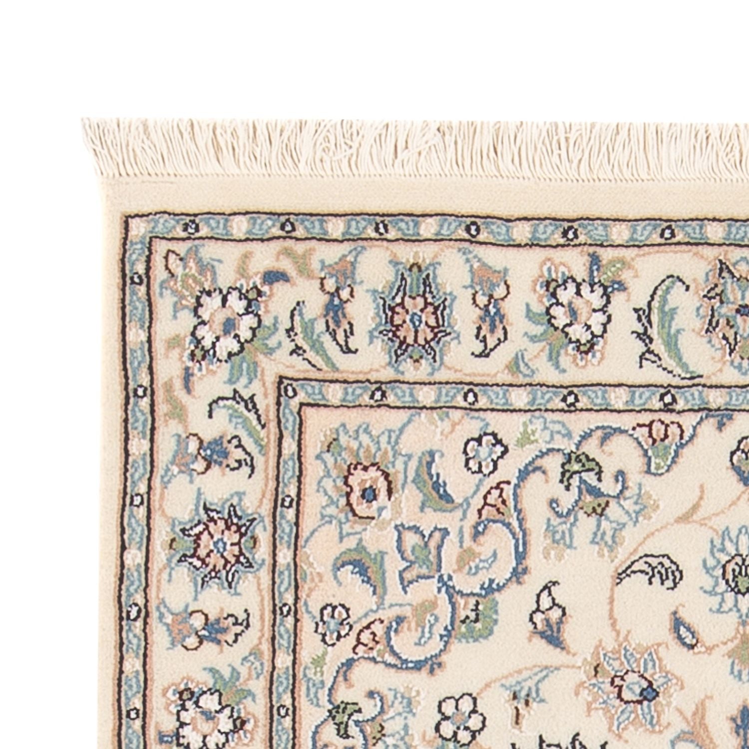 Persisk tæppe - Nain - Premium - 120 x 75 cm - creme
