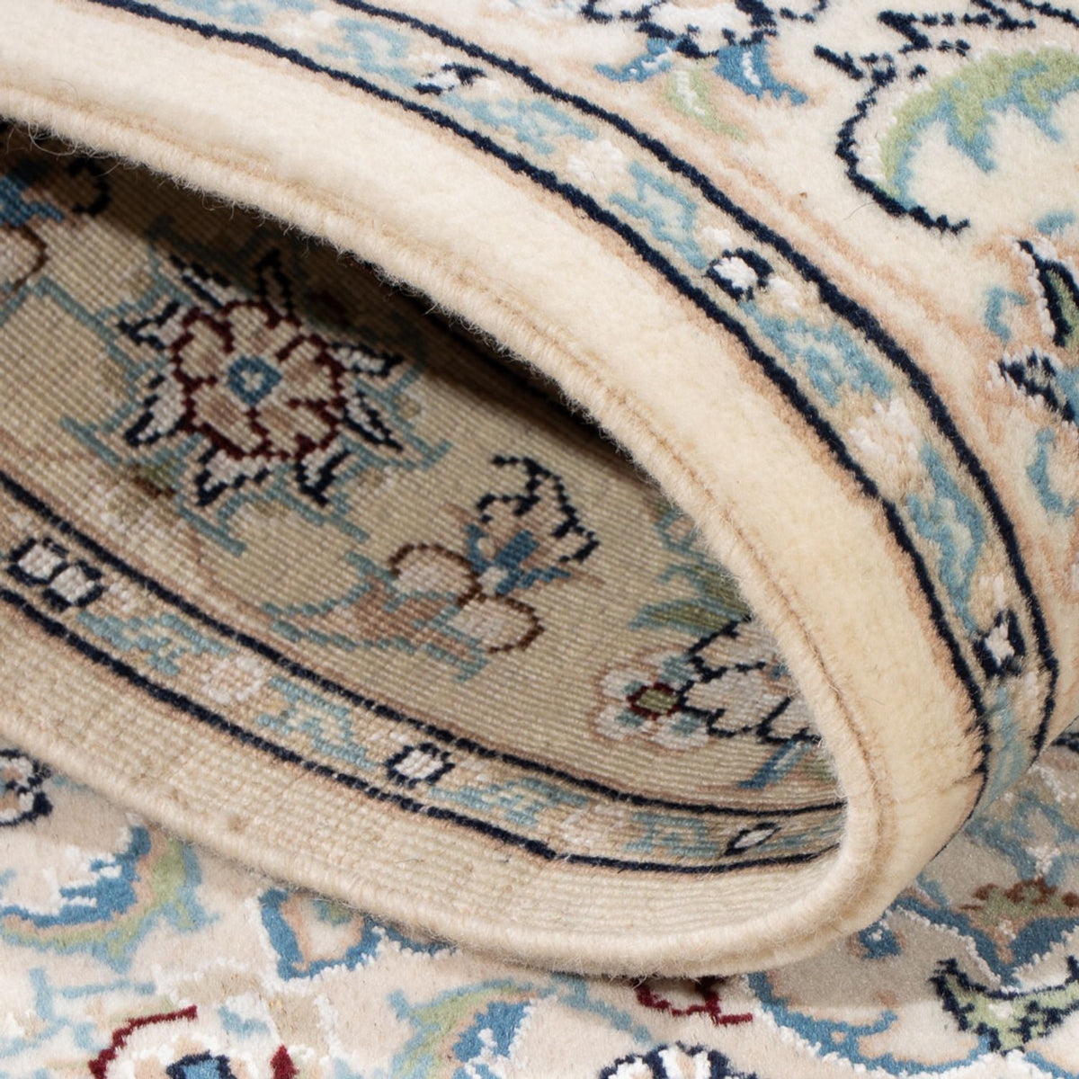 Persisk tæppe - Nain - Premium - 120 x 75 cm - creme