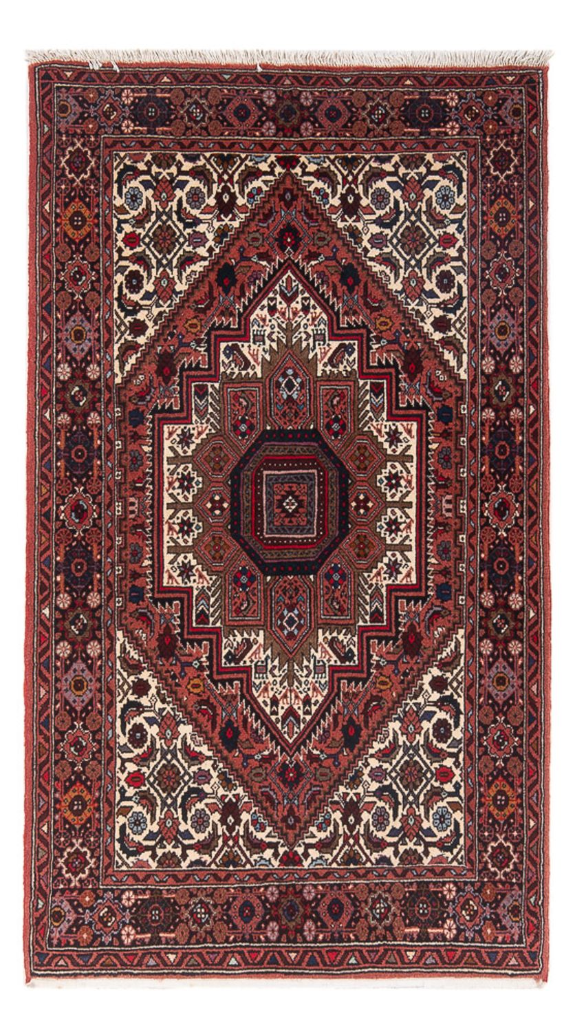 Persisk tæppe - Nomadisk - 126 x 84 cm - mørkerød