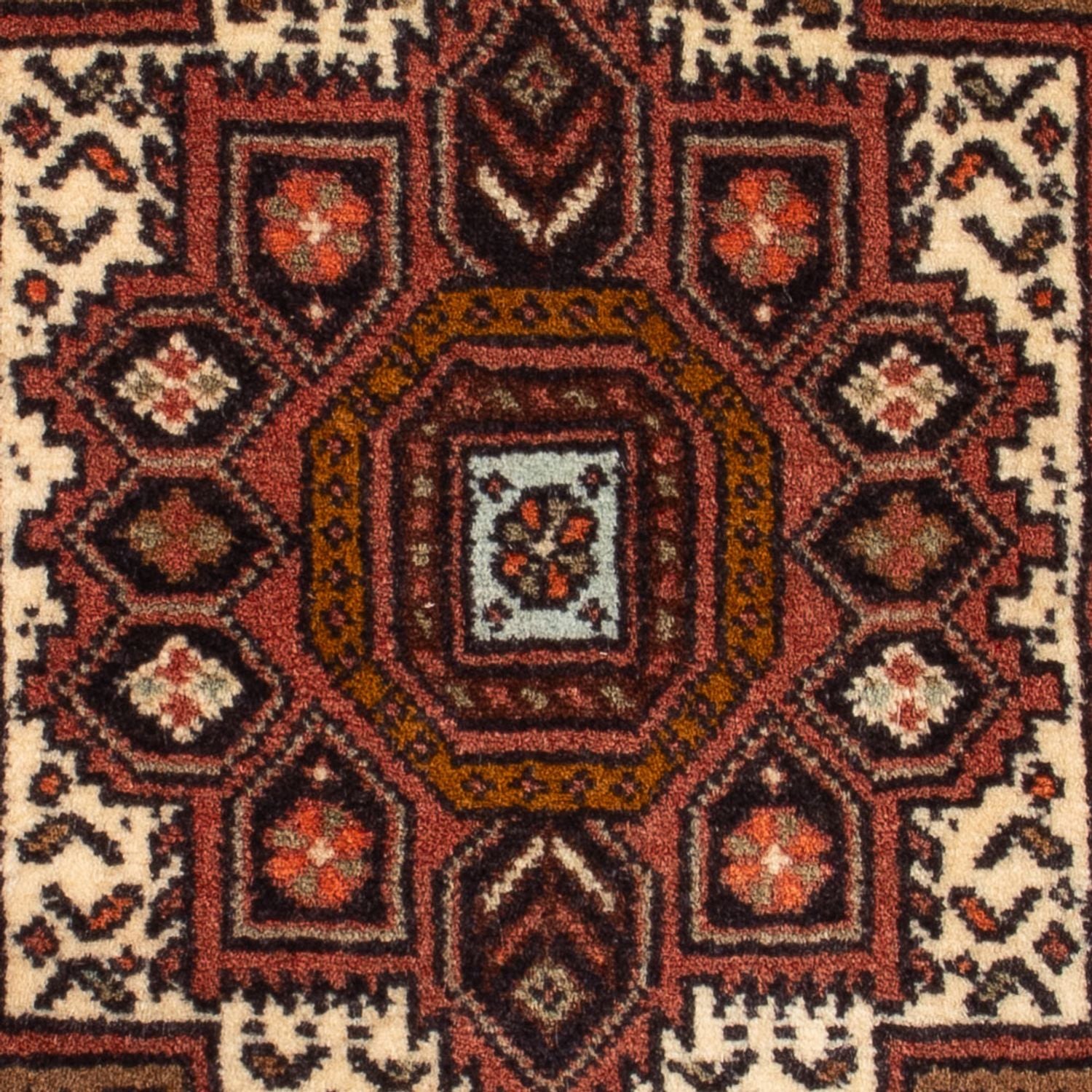 Persisk tæppe - Nomadisk - 60 x 40 cm - rød