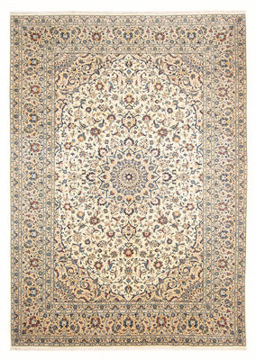 Persisk tæppe - Keshan - 299 x 212 cm - creme