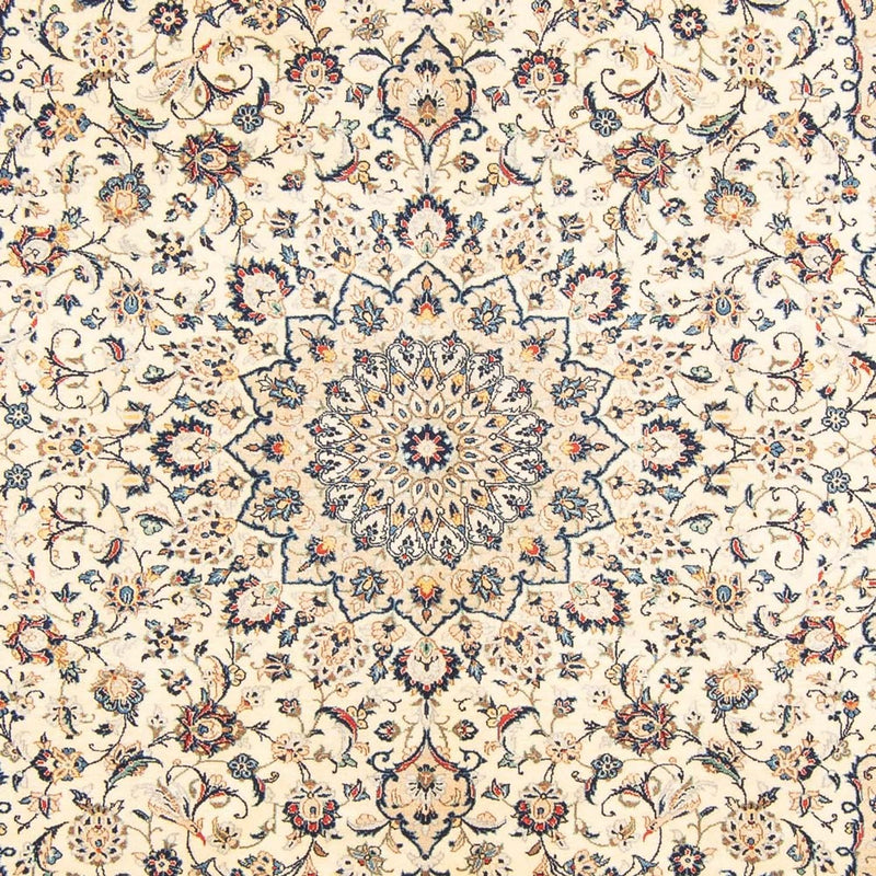 Persisk tæppe - Keshan - 299 x 212 cm - creme