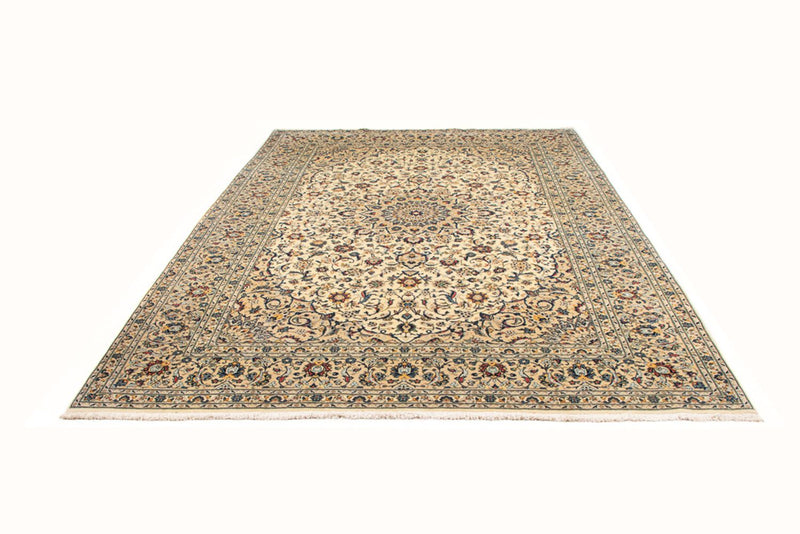Persisk tæppe - Keshan - 299 x 212 cm - creme