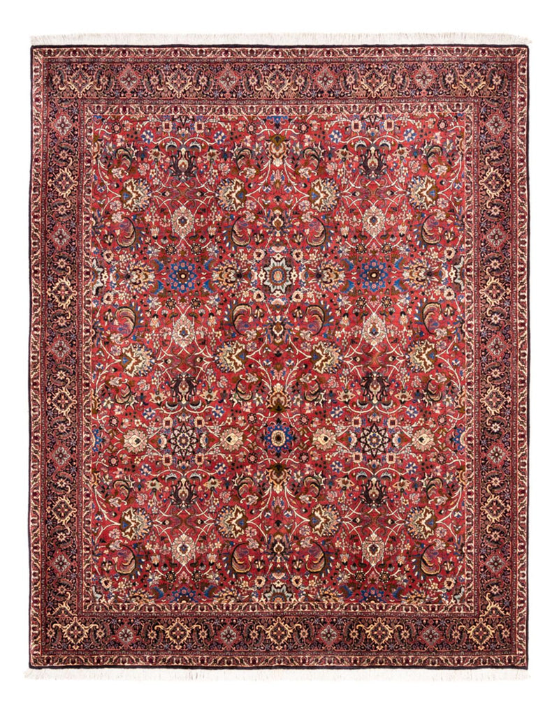 Persisk tæppe - Bijar - Royal - 246 x 197 cm - bordeaux rød