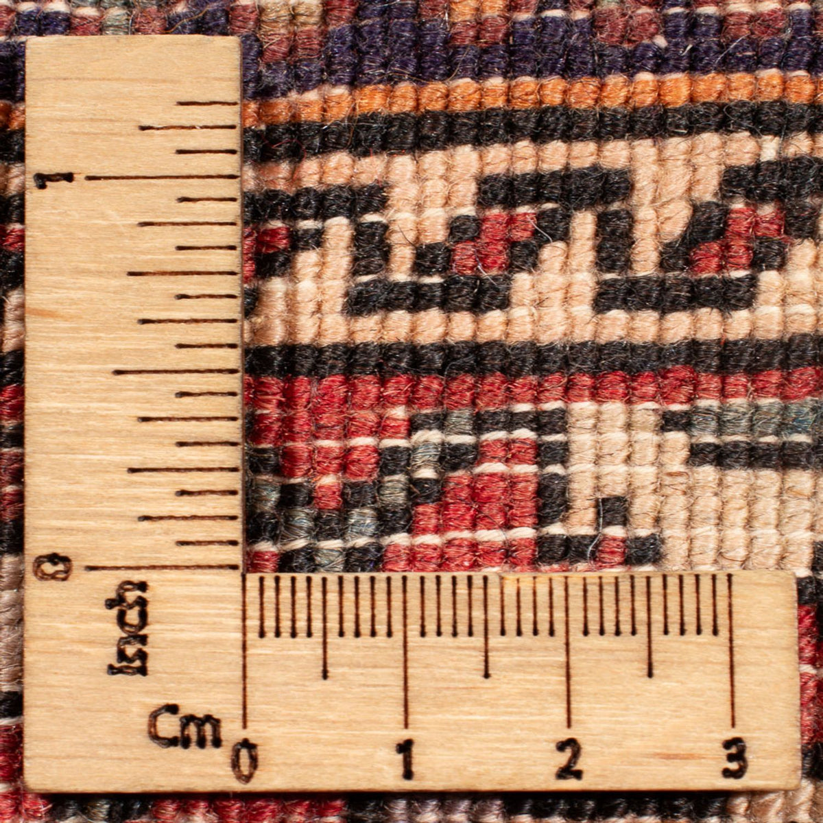 Persisk tæppe - Nomadisk - 60 x 40 cm - rød