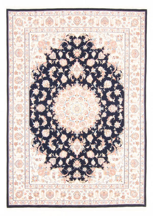 Persisk tæppe - Tabriz - Royal - 235 x 170 cm - mørkeblå
