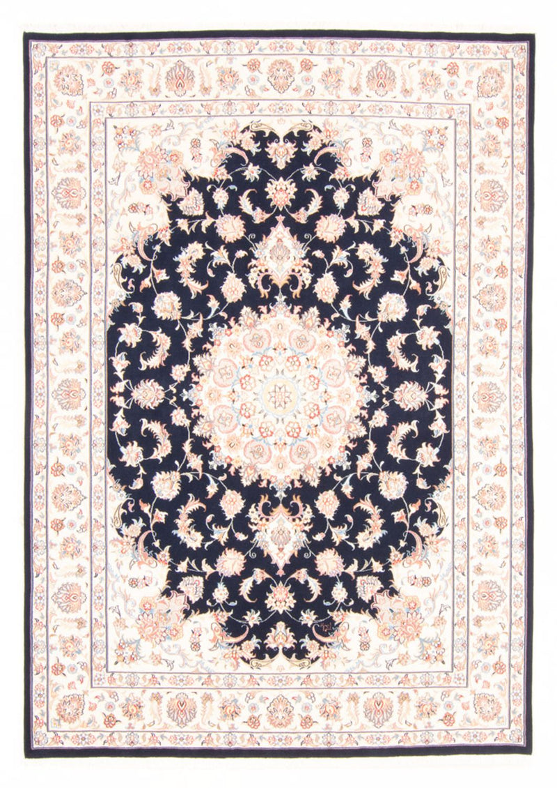 Persisk tæppe - Tabriz - Royal - 235 x 170 cm - mørkeblå