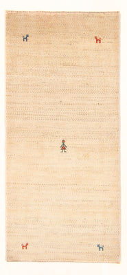 Gabbeh-tæppe - Persisk - 171 x 82 cm - creme