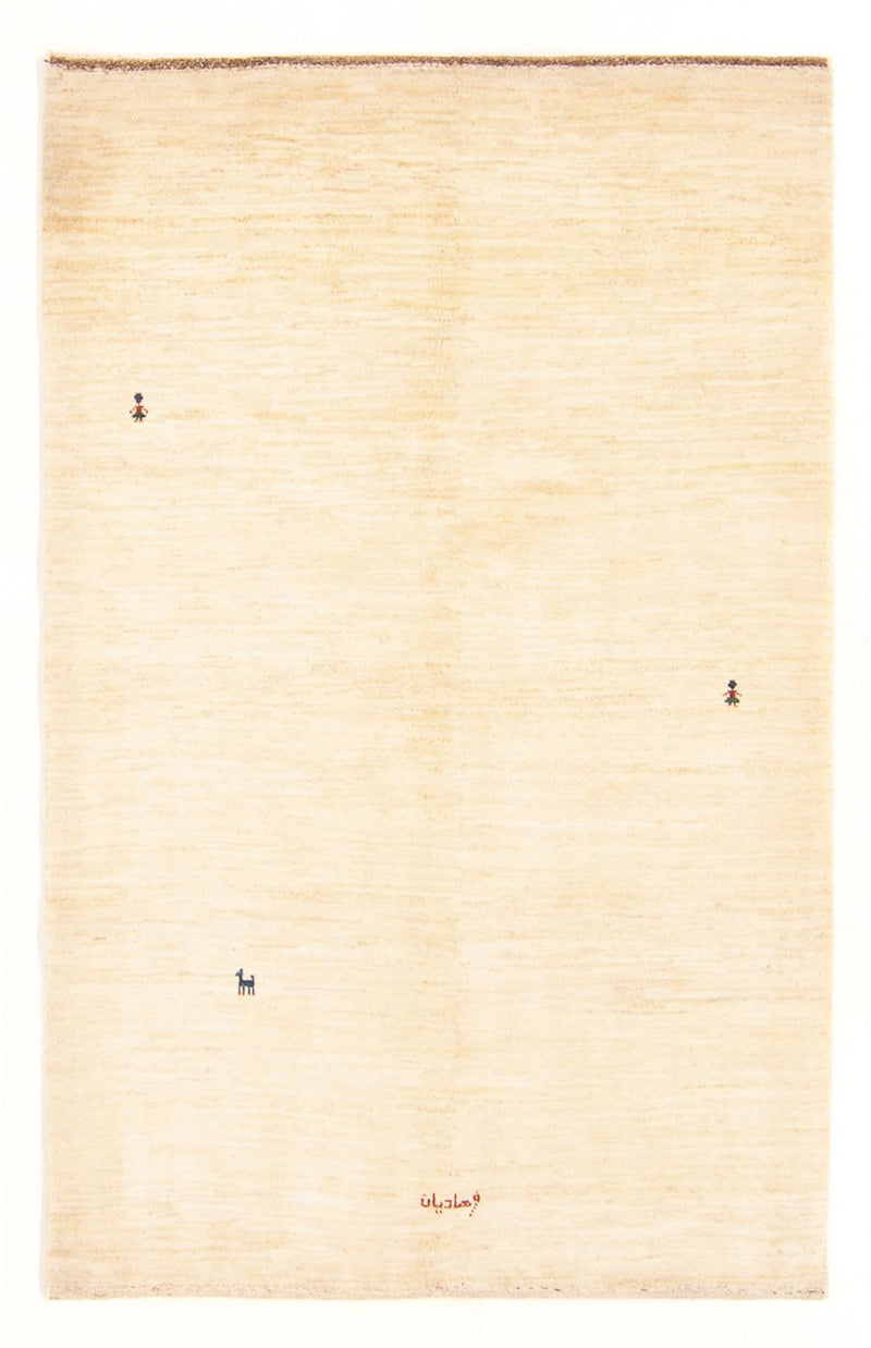Gabbeh-tæppe - Persisk - 192 x 127 cm - creme