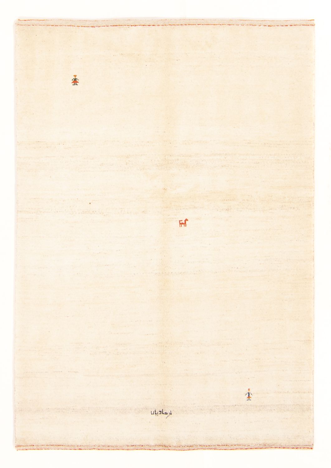 Gabbeh-tæppe - Persisk - 187 x 140 cm - creme