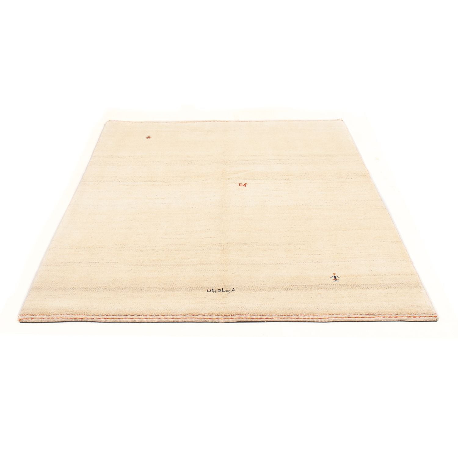 Gabbeh-tæppe - Persisk - 187 x 140 cm - creme