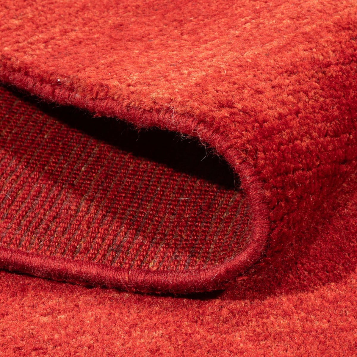 Gabbeh-tæppe - Persisk firkantet  - 168 x 168 cm - rød