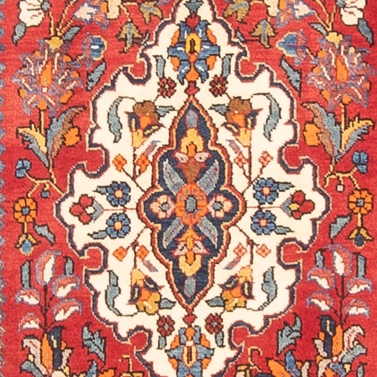 Løber Persisk tæppe - Nomadisk - 422 x 113 cm - creme