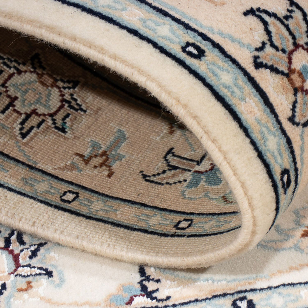 Persisk tæppe - Nain - Premium - 119 x 81 cm - creme