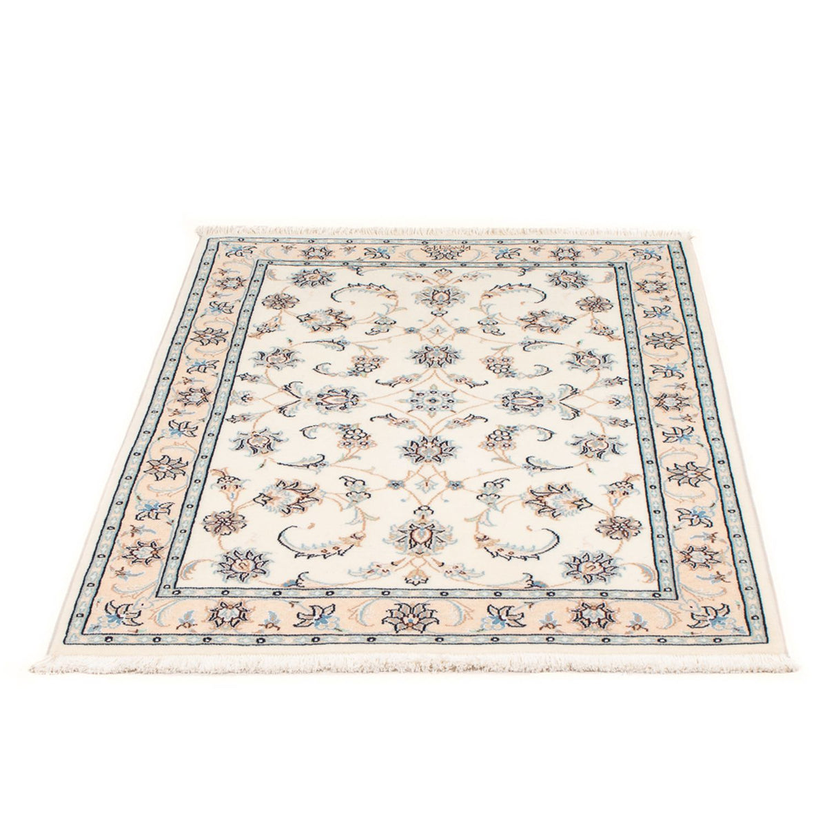 Persisk tæppe - Nain - Premium - 119 x 81 cm - creme
